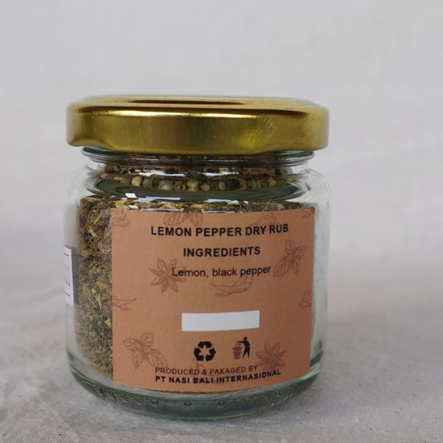 Lemon Pepper Dry Rub - Toya Salt Spices - Toya Salt