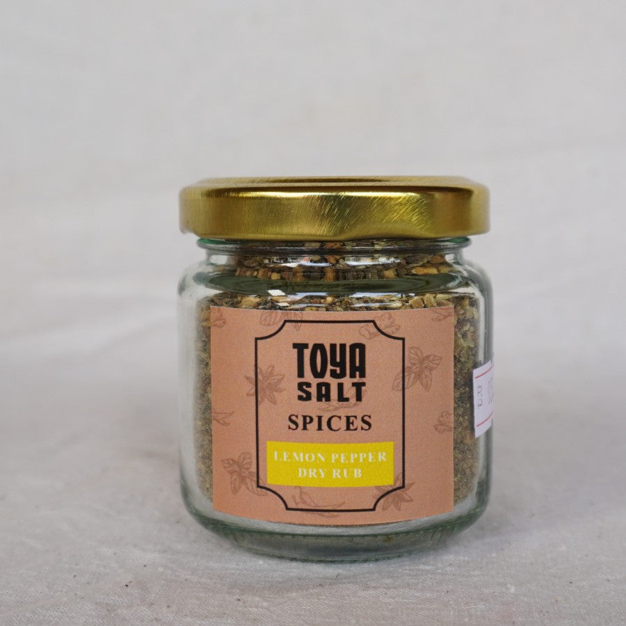 Lemon Pepper Dry Rub - Toya Salt Spices - Toya Salt