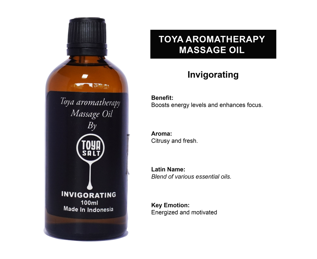Invigorating - Aromatherapy Massage Oil - Toya Salt