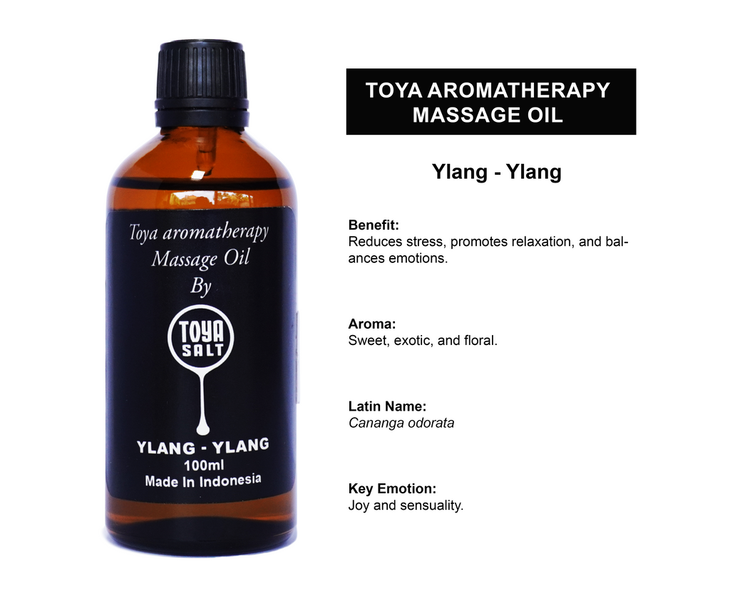 Ylang - Ylang - Aromatherapy Massage Oil - Toya Salt