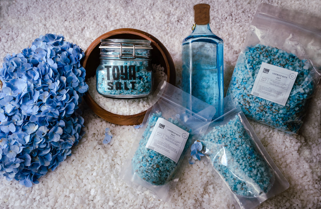 Lavender Blue Bath Salt - Toya Salt