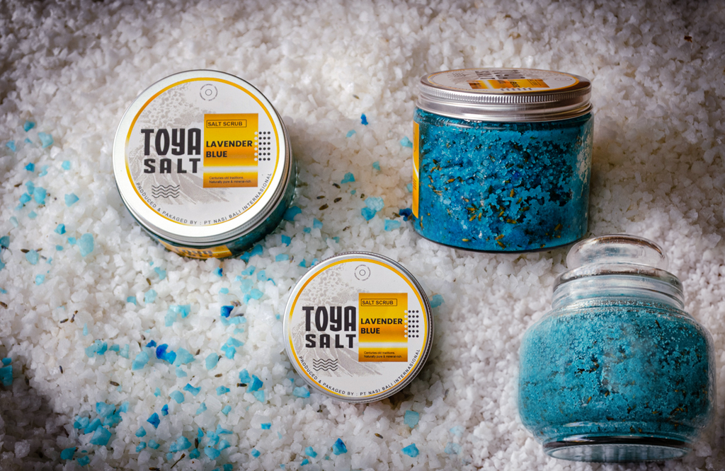 Lavender Blue Salt Scrub - Toya Salt